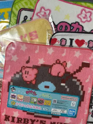 커비 제일복권 타월 전 6종 덤