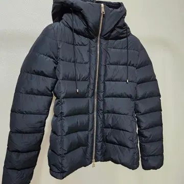 네이비 퀼팅 다운 자켓 M