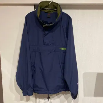 90s 00s 챔피온 아노락 후드티 나일론 자켓 네이비