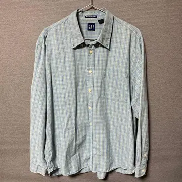 GAP 체크 무늬 긴팔 셔츠 XL