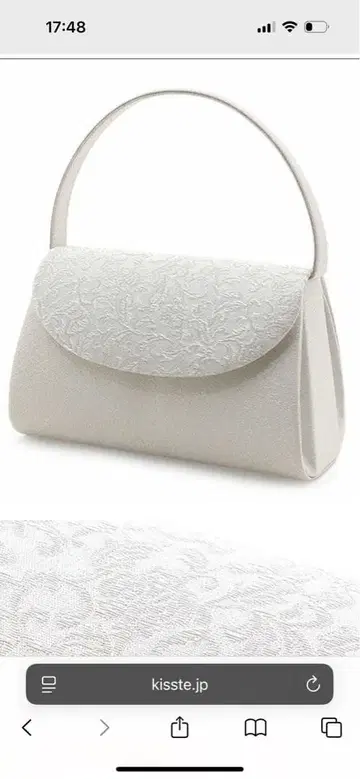 전통 예복 기모노용 백 실버