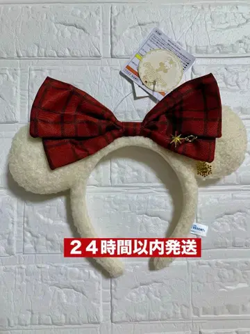 택 포함 새상품 Xmas 미니 머리띠 디즈니 크리스마스 2025