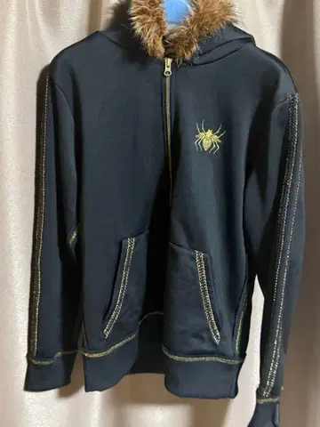 거미 라메 퍼 swag opium 시크 스타일 헤이세이 y2k 큐빅