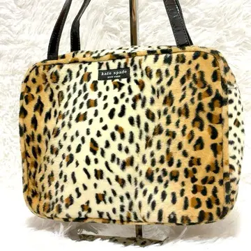 레어 케이트 스페이드 핸드백 레오파드 표범 무늬 USA제