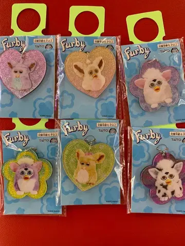 퍼비 레트로 퍼비 반짝반짝 아크릴 키링 전 6종 세트