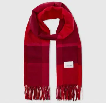 해당 상품은 당일 발송 ANAYI 아나이 패널 체크 캐시미어 스톨
