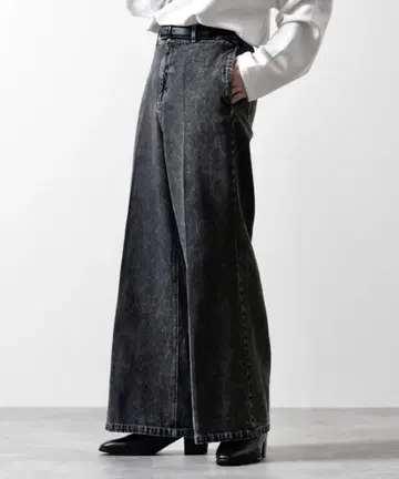 CLEL 빈티지 디자인 플레어 데님 팬츠