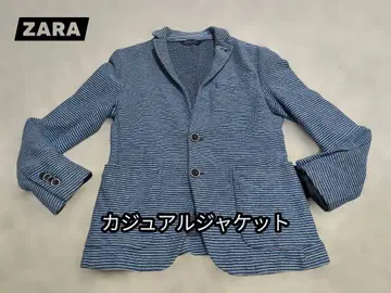 ZARA 스트라이프 캐주얼 자켓