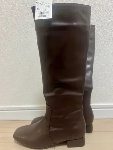 롱 부츠 로우힐