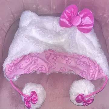 키티 팬캡 모자