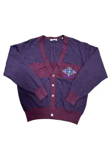 Green Clubs 그린클럽 자수 가디건 구제 의류 K0458