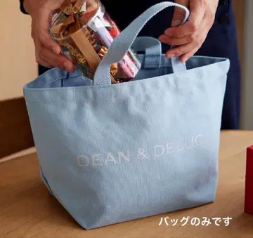 딘앤델루카 자선 토트 2024 스노우 블루 S 사이즈