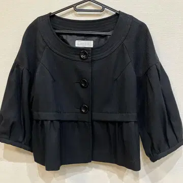 anysis 자켓 블랙 플레어 슬리브