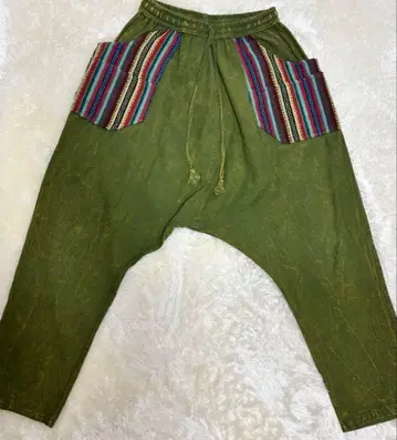 #자수 사루엘 팬츠