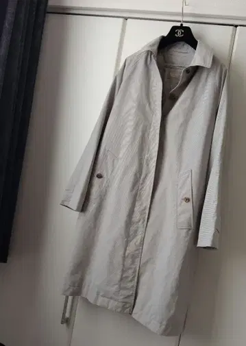 새상품급 MARGARET HOWELL 스텐카라 코트 울 라이너 포함