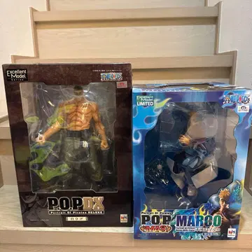 원피스 피규어 흰 수염 마르코 세트 POP MAS DX