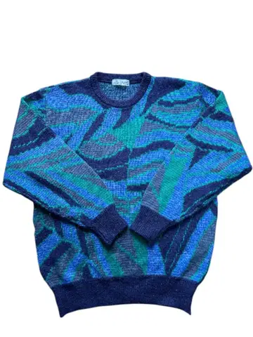 Walrus 남성용 니트 스웨터 L 구제 의류 K0494