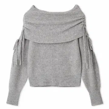 프레이 아이디 리본 오프숄더 니트