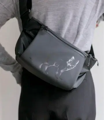 [ 완판템 ] ear 이아파피요네 폭스 패턴 숄더백 바디백