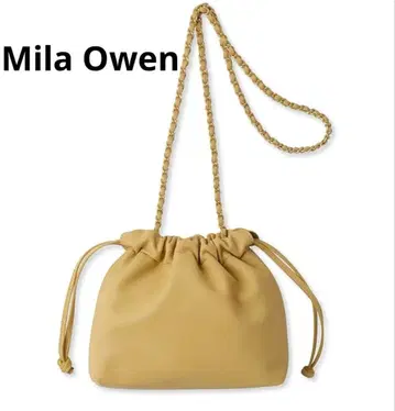 미라 오웬 체인 숄더 드라스트 백