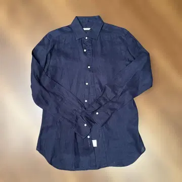 ARCODIO 린넨 100% 네이비 셔츠