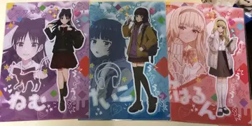 위치워치 미야오 오토무 케이코 미하루 A4 클리어 파일 3종 세트