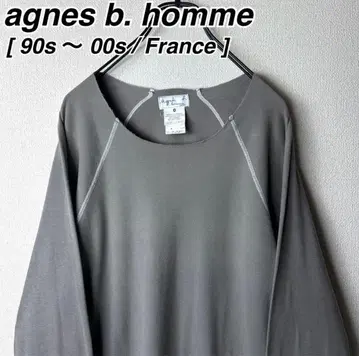 [ 새상품급 ] agnes b. homme 그레이 긴팔 티셔츠