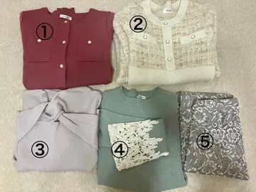 페미닌 스타일 의류 묶음 판매