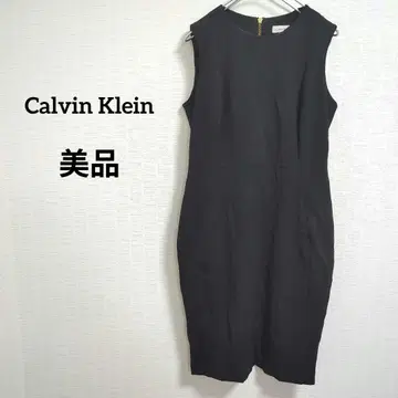 해외 구제 의류 1점 Calvin Klein 블랙 슬리브리스 원피스 6