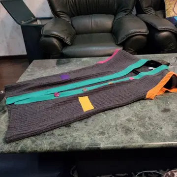 이탈리아제 소매 없는 가디건