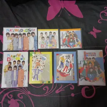 나니와단시 미니 클리어 파일 정사각형 메모 플렉 스티커