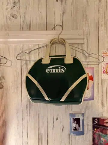 [ emis ] 보스턴 백 그린 y2k 한국 다운타운 걸 테크