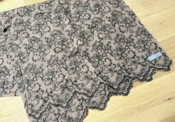 DRESS NADESHICO 레이스 패턴 스톨 더스티 핑크