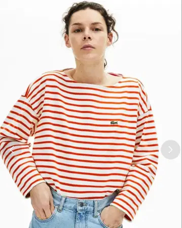 릴랙스 핏 스트라이프 디자인 셔츠 LACOSTE 라코스테 보더