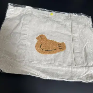 하토 사브레 자수 아이보리 토트백