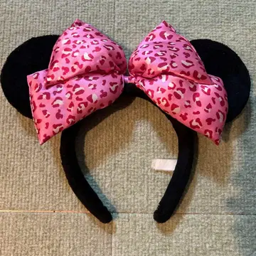 미니 레오파드 무늬 머리띠