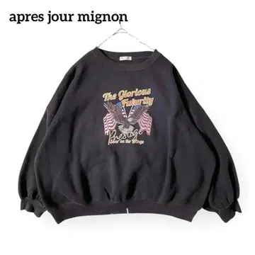 아프레 주르 미뇽 속기모 모듬 빈티지 맨투맨 [ F ] 볼륨 소매