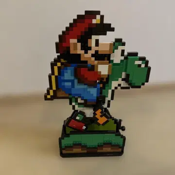 마리오 요시 블록 피규어