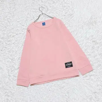 [ OUTDOOR ] 맨투맨 트레이닝복 (L) 속기모 핑크 심플 무지