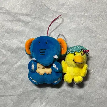 타베코 동물 봉제 인형 코끼리 병아리