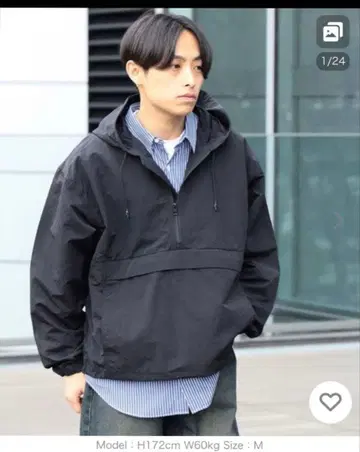 빔즈 BEAMS 자켓 나일론 자켓 아노락 후드티