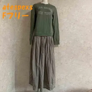 에이트 스펙스 도킹 원피스 롱 기장 F 카키 베이지 계열