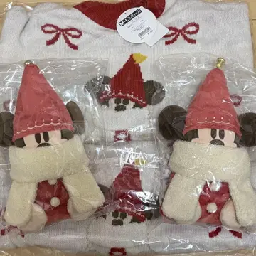 디즈니 크리스마스 릴린린 니트 미니백