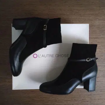 새상품 L'autre chose 로쇼즈 숏부츠 36