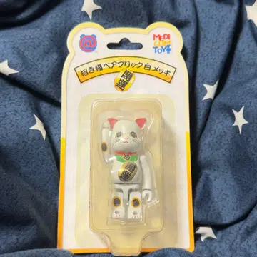 소라마치 한정 마네키네코 베어브릭 화이트 도금