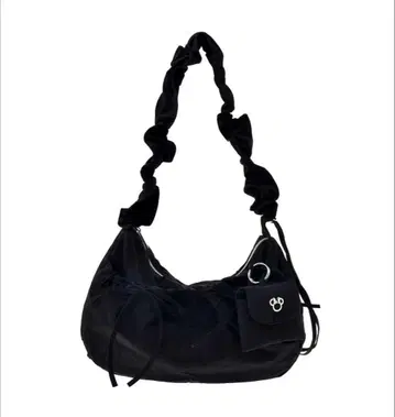 디즈니 스토어 숄더백 미니 개더 리본 파우치 포함 블랙