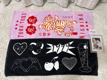 니시나 타월 사진 배지