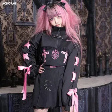 kuua x ACDC RAG 콜라보 HEAVEN 3세트업