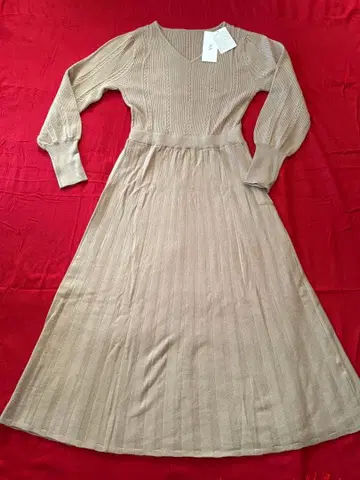 니트 롱 원피스