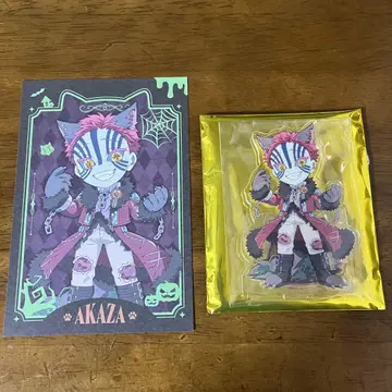 귀멸의 칼날 아카자 할로윈 아크릴 스탠드 엽서